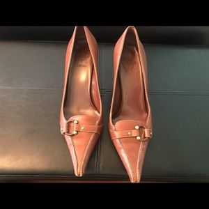 Brown Leather pumps